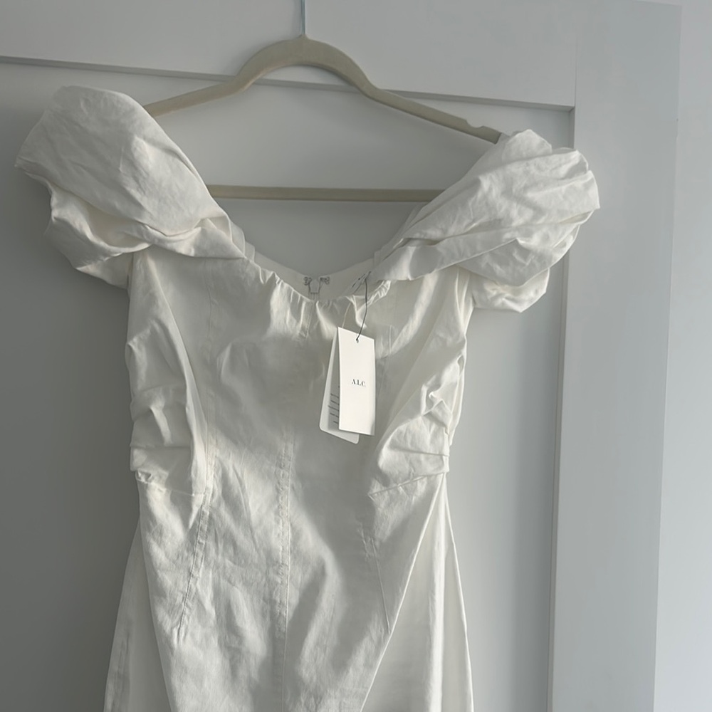 ALC White Off-Shoulder Dress NWT